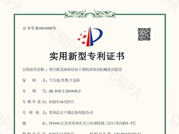 真空耙式浓缩结晶干燥机双端面机械密封装置